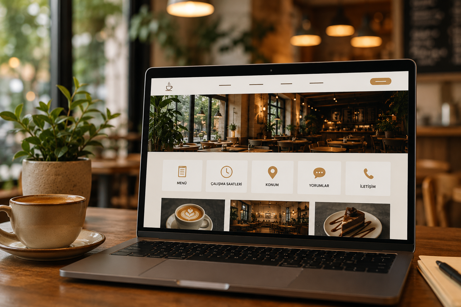 Kafe Web Sitesinde Olması Gereken 7 Temel Bölüm