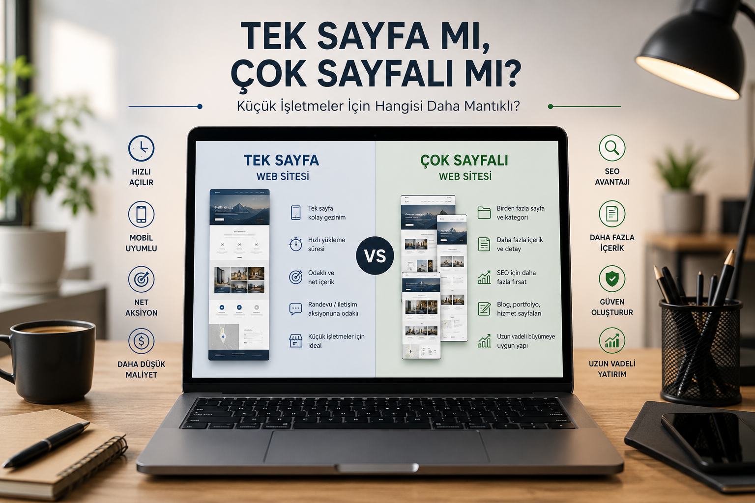 One-Page Website or Multi-Page Website: Which One Is Better for Small Businesses?